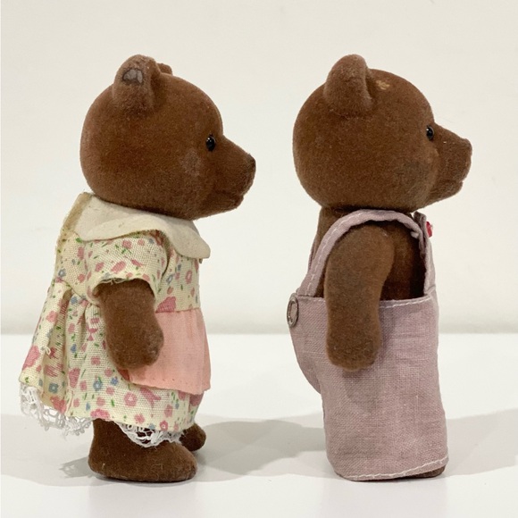 Lot of Two Calico Critters Timbertop Bears - Taylor & Rose Timbertop Vintage - Picture 4 of 13